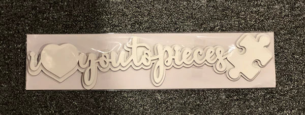 I Heart You To Pieces Puzzle Autism Stem Gift
