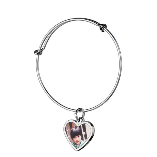 Heart-shaped Necklace and Bracelet Set